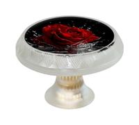 Lot de 4 boutons d'armoire roses pour commode, tiroir, placard, placard coloré pour meubles de cuisine, décoration d'intérieur