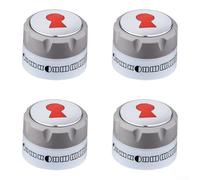 Lot de 4 boutons de barbecue robustes pour Weber 400 600 | Convient à partir de 2012, lot de 2 pour 400, lot de 3 pour 600, ajustement précis, contrôle facile de la température