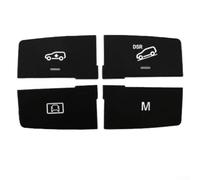 Lot de 4 boutons de commutation centraux pour Mercedes ML/GL/GLE/GLS W166/X164/X166/W292 - Boutons de commande de rechange en ABS noir avec lumière LED