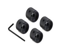 Lot de 4 boutons de contrôle ronds en métal pour réglage précis des volumes et des tonalités sur guitare électrique