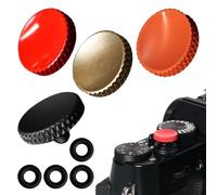 Lot de 4 boutons de déclenchement concave en cuivre massif compatible avec Leica M1-9, bouton de déclenchement pour Fujifilm X-PRO1 X-T3 X-E2S X-T10 X-T20 X-T30 X100S