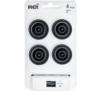 Amig REI Lot de 4 boutons de meuble ronds en zamak laqué H 26 x l 35 x P 35 mm