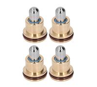 Lot de 4 boutons de poignée en métal pour pelleteuse EX200 1, construction durable en alliage d'acier et laiton avec joint en caoutchouc