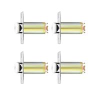 Lot de 4 boutons de porte ronds à boules - Corps unique - Langue de rechange universelle