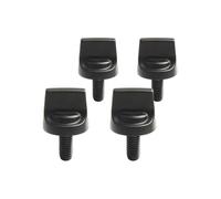 Lot de 4 boutons de réglage de siège de rechange, compatibles avec Craftsman 720-04061 et certains modèles, métal noir/plastique