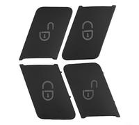 Lot de 4 boutons de verrouillage de porte de voiture pour Mercedes Benz C W204 et E W212 4 portes produites entre 2007 et 2015 (noir)