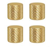 Lot de 4 boutons de volume de guitare en métal type dôme pour guitare électrique et basse
