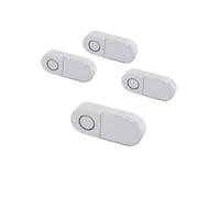 - Lot de 4 boutons poussoirs sans fil LED DiO - transmission 150m - Blanc - Chacon