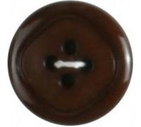 Lot de 4 Boutons rebord marron 20 MM - Distrifil(...) - Marron G