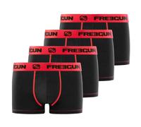 Lot de 4 boxers coton rouge rouge/noir 6/8A