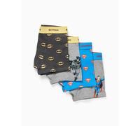 Lot De 4 Boxers En Coton À Imprimés Batman Et Superman Multicolore 2/3A