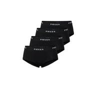 Lot de 4 boxers femme Pieces Logo Noir M