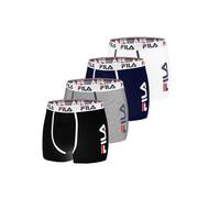 Lot de 4 boxers Fila pour homme : Noir et bleu / XXL