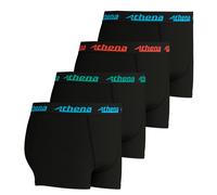 Lot de 4 boxers garçon My Petit Prix Athena noir en coton 12 ans
