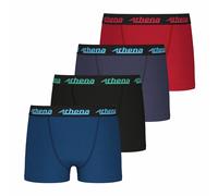 Lot De 4 Boxers Garçon My Petit Prix Marine-noir-gris-rouge 10A