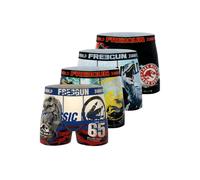 Lot de 4 boxers jurassic bleu/beige/rouge/noir/jaune 12/14A