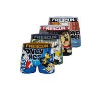 Lot de 4 boxers looney tunes bleu/marron/vert/noir 10/12A