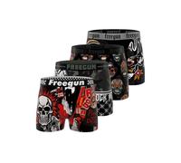 Lot De 4 Boxers Rock Da Summer Noir/gris/orange/blanc 14/16A