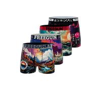 Lot de 4 boxers vibrant violet/rose/rouge/noir/blanc 8/10A