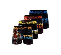 Lot de 4 boxers wild animals orange/noir/jaune/bleu 14/16A