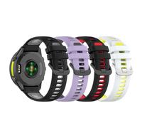 Lot de 4 bracelets colorés en silicone de 22 mm pour Garmin Forerunner 970/570 47 mm, sangles sportives, confortables et faciles à changer pour Venu 3, taille unique, Silicone, Pas de gemme