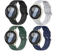 Lot de 4 Bracelets Compatibles avec Samsung Galaxy Watch 7, 6, 5, 4 , Watch 6, 4 Classic, Watch 5 Pro Bracelets Rechange