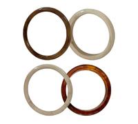 Lot de 4 bracelets en résine - Bracelets acryliques - Bijoux punk - Bracelet géométrique pour le lieu de travail, la date, les réunions, les jubilés pendulaires, les vacances, les anniversaires, la