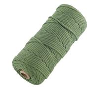 Lot de 4 brins de corde de macramé épaisse en coton naturel - 3 mm x 100 m