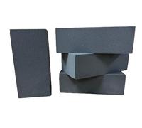 Lot de 4 briques BioBlack/Brique Mousse Florale Humide Noir avec conservateur intégré pour Compositions Fleurs Artificielles Fleurs Fraîches / 23cm x 11cm x 7,5cm