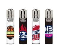 Lot de 4 Briquets Clipper Collection Hobbies Mix 2