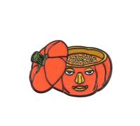 Lot de 4 broches d'Halloween en alliage émaillé avec citrouille, fantôme, chapeau de sorcière et chauve-souris - Accessoires décoratifs pour vêtements, vestes, sacs et fêtes de fin d'année, 2,1 x 2,4
