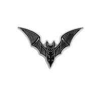 Lot de 4 broches d'Halloween en alliage émaillé avec citrouille, fantôme, chapeau de sorcière et chauve-souris - Accessoires décoratifs pour vêtements, vestes, sacs et fêtes de fin d'année, 2,1 x 2,4