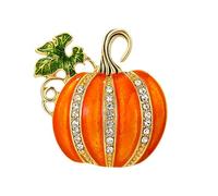 Lot de 4 broches d'Halloween en alliage émaillé avec citrouille, fantôme, chapeau de sorcière et chauve-souris - Accessoires décoratifs pour vêtements, vestes, sacs et fêtes de fin d'année, 2,1 x 2,4