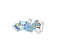 Lot de 4 broches scientifiques en émail pour microscope moléculaire chimique ADN biologique, outil expérimental, broches en métal pour sac à dos, Acier allié