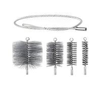 Lot de 4 brosses à fumée Expert avec poignée ergonomique pour détartrer et polir plusieurs diamètres