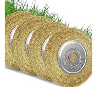 Lot de 4 brosses à joints GARLINGO | Compatibles avec les brosses multibrins Gloria et autres brosses métalliques | Largeur : 10 mm | Brosse de rechange pour désherbeur