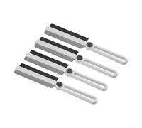 Lot de 4 brosses à suceur plat au design compact avec solutions de rangement faciles pour vos besoins de nettoyage domestique (blanc)
