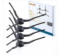 Lot de 4 brosses, balais pour Cecotec Conga 8090 Ultra 9090 - Pack de pièces de rechange et accessoires pour aspirateurs robot