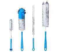 Lot de 4 brosses de nettoyage à long manche pour biberon à goulot étroit Bong pour le lavage de bouteille d'eau de sport, tube de verre, outils de nettoyage pour cuisine (4 pièces par lot n°2)