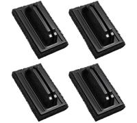 Lot de 4 brosses de nettoyage pour barbecue - Pour éliminer efficacement la graisse et les taches - Idéal pour l'entretien du gril