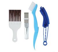 Lot de 4 brosses de nettoyage pour climatiseur, condensateur et lamelles