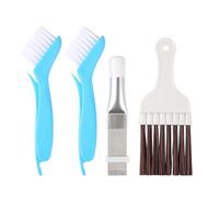 Lot de 4 brosses de nettoyage pour filtre sèche, peigne à lamelles, kit de nettoyage de sèche-linge, outils de nettoyage efficaces, adaptés aux climatiseurs, séchoirs, réfrigérateurs