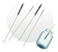Lot de 4 Brosses de Nettoyage pour Machines à Café Automatiques, Diamètres 3 Millimètres et 7 Millimètres, pour Miele, Jura, Siemens, krups, saeco, Melitta, Bosch, nivona - Accessoires Essentiels
