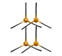 Lot de 4 brosses latérales compatibles avec Tesvor S8 Pro, Bobsweep Dustin et Redroad R10 pour que votre aspirateur fonctionne en douceur