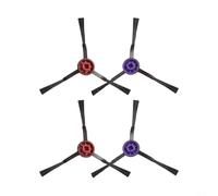 Lot de 4 brosses latérales d'angle de rechange pour aspirateurs robots - Compatible avec Eureka NERE10s/E10S/E10SW, M9, VCR Plus, Obode A8/A8 Plus, Aurum