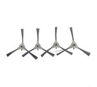 Lot de 4 brosses latérales de rechange compatibles avec les aspirateurs robot Liectroux Lilin X6 et Lenoxx Magivaac RV4500 pour améliorer le nettoyage des bords et l'élimination de la poussière