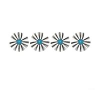 Lot de 4 brosses latérales de rechange compatibles avec les aspirateurs SpinWave Wet Dry 3115 EV675 en plastique