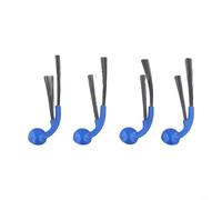 Lot de 4 brosses latérales de rechange Ecovacs pour deebot T80 pour Omni, en plastique robuste et nylon pour un nettoyage en profondeur des bords et des coins