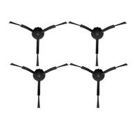 Lot De 4 Brosses Latérales De Rechange For Aspirateur Robot Roborock, S8 Pro Ultra, S7 Max, Qrevo, Q7, Q8, Q5 MaxV, S6, S5, S4, E5, E4, E3, E2, C1(Black)