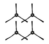 Lot de 4 brosses latérales de rechange pour aspirateur BlueBot Xtreme BPK-VCBB1XTE, compatibles avec VRillo J300, poils en nylon pour nettoyage des bords